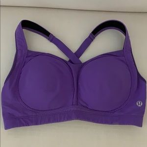 Lululemon tata tamer bra purple size 34DD